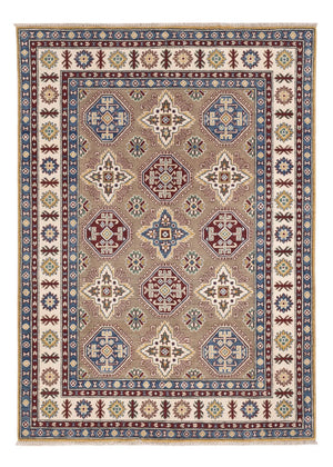 Tapis Ziegler - Kazak - 212 x 150 cm - beige foncé
