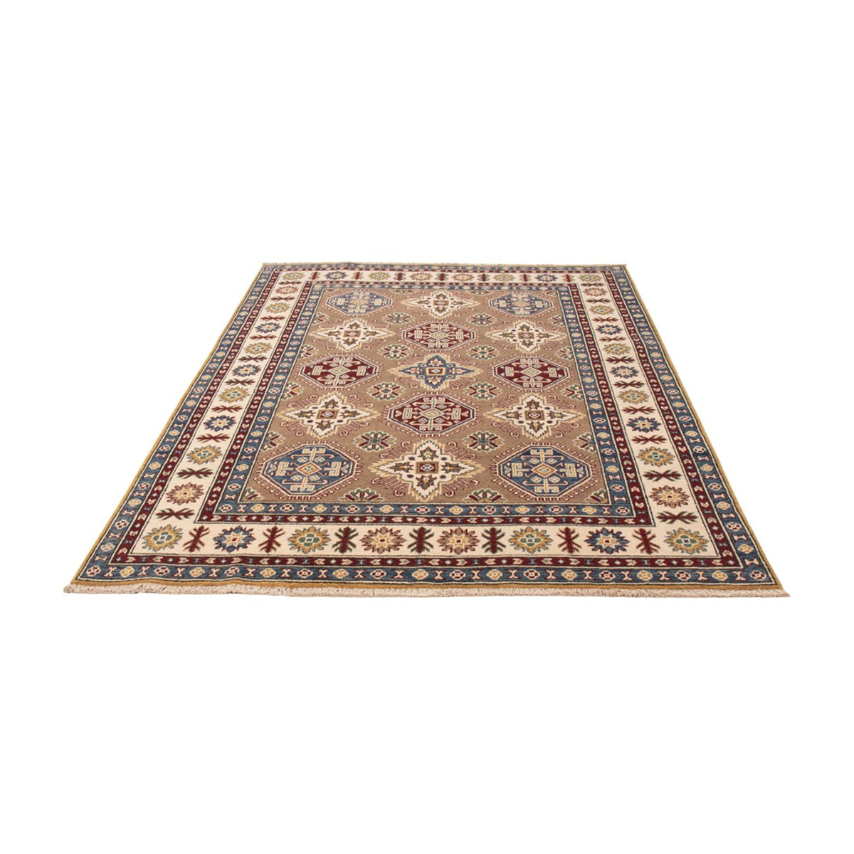 Tapis Ziegler - Kazak - 212 x 150 cm - beige foncé