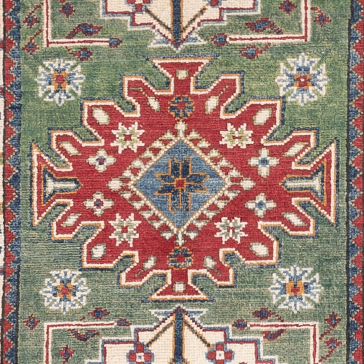 Tapis de couloir Tapis Ziegler - Kazak - 192 x 83 cm - vert