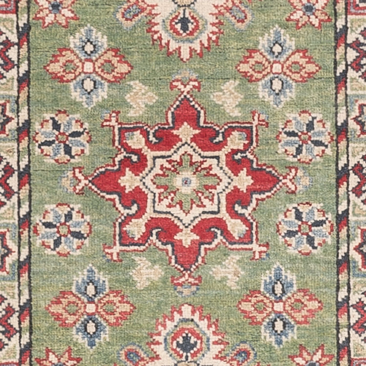 Tapis de couloir Tapis Ziegler - Kazak - 181 x 64 cm - vert clair