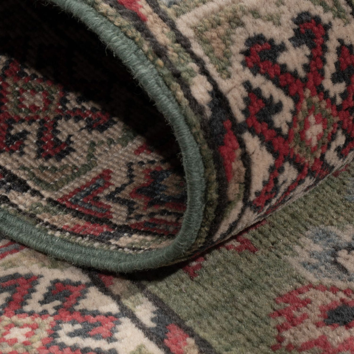 Tapis de couloir Tapis Ziegler - Kazak - 181 x 64 cm - vert clair