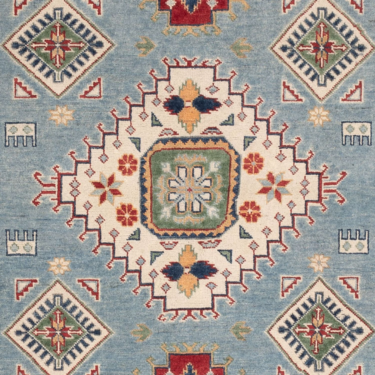 Tapis Ziegler - Kazak - 291 x 195 cm - bleu clair