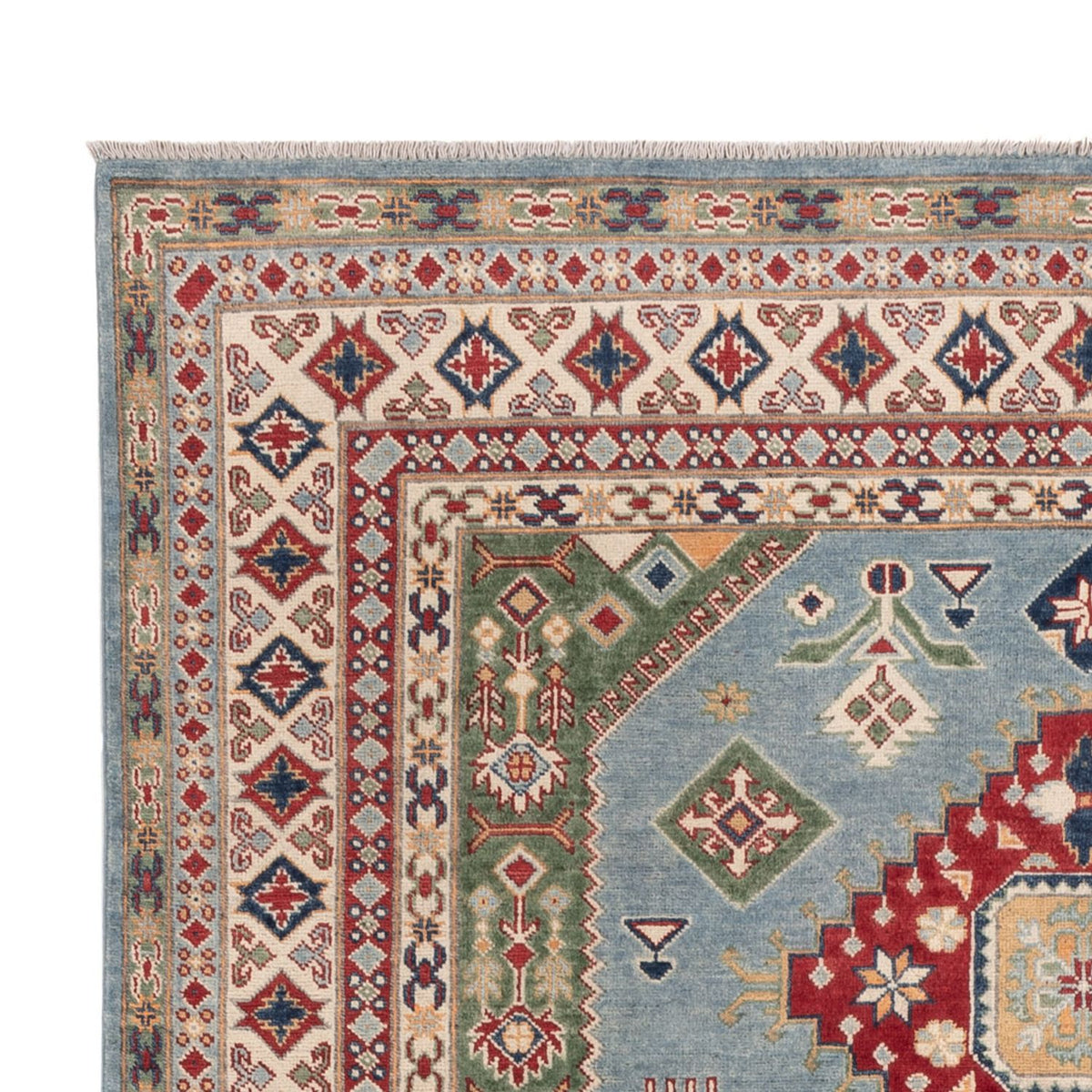 Tapis Ziegler - Kazak - 291 x 195 cm - bleu clair