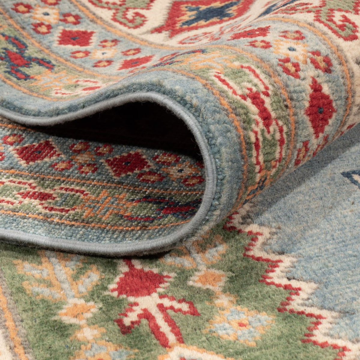 Tapis Ziegler - Kazak - 291 x 195 cm - bleu clair