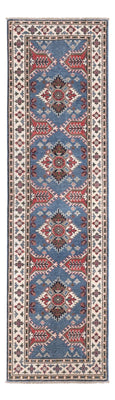 Tapis de couloir Tapis Ziegler - Kazak - 288 x 82 cm - bleu