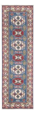 Tapis de couloir Tapis Ziegler - Kazak - 281 x 80 cm - bleu