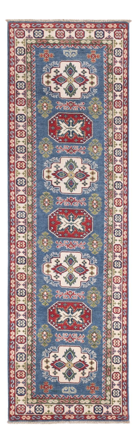 Tapis de couloir Tapis Ziegler - Kazak - 281 x 80 cm - bleu