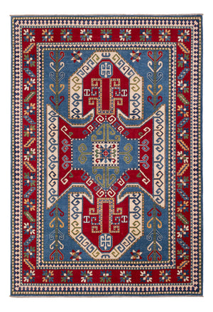 Tapis Ziegler - Kazak - 295 x 203 cm - bleu