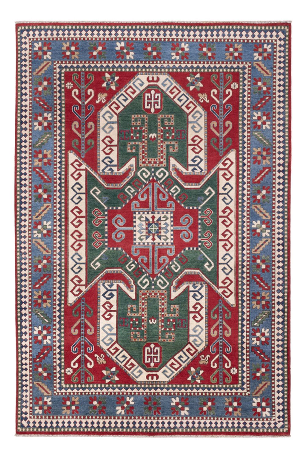 Tapis Ziegler - Kazak - 296 x 200 cm - multicolore