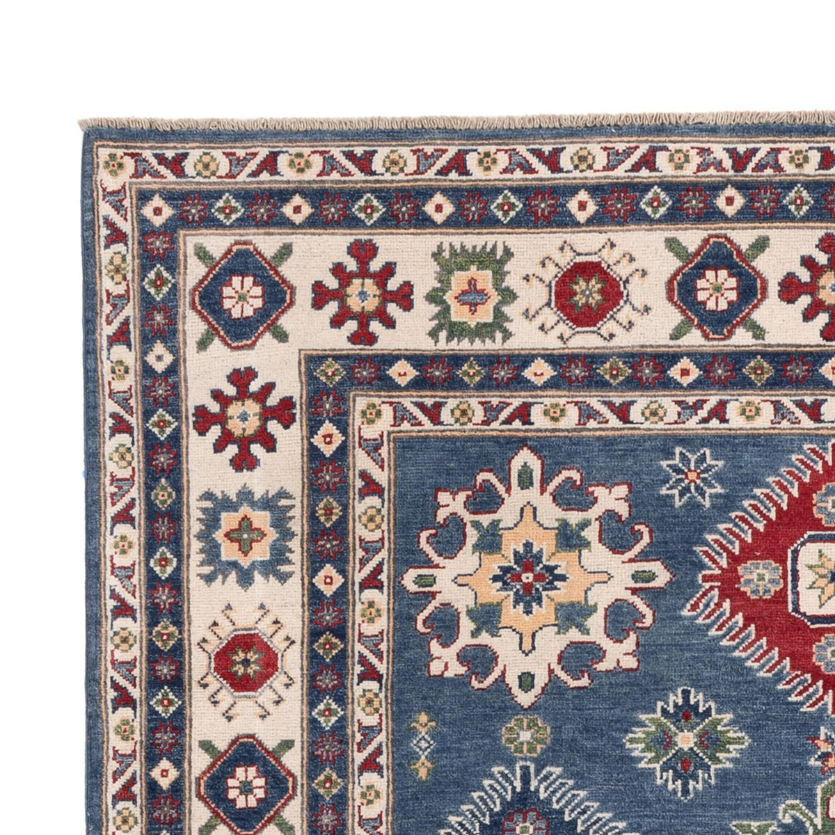 Tapis Ziegler - Kazak - 272 x 184 cm - bleu