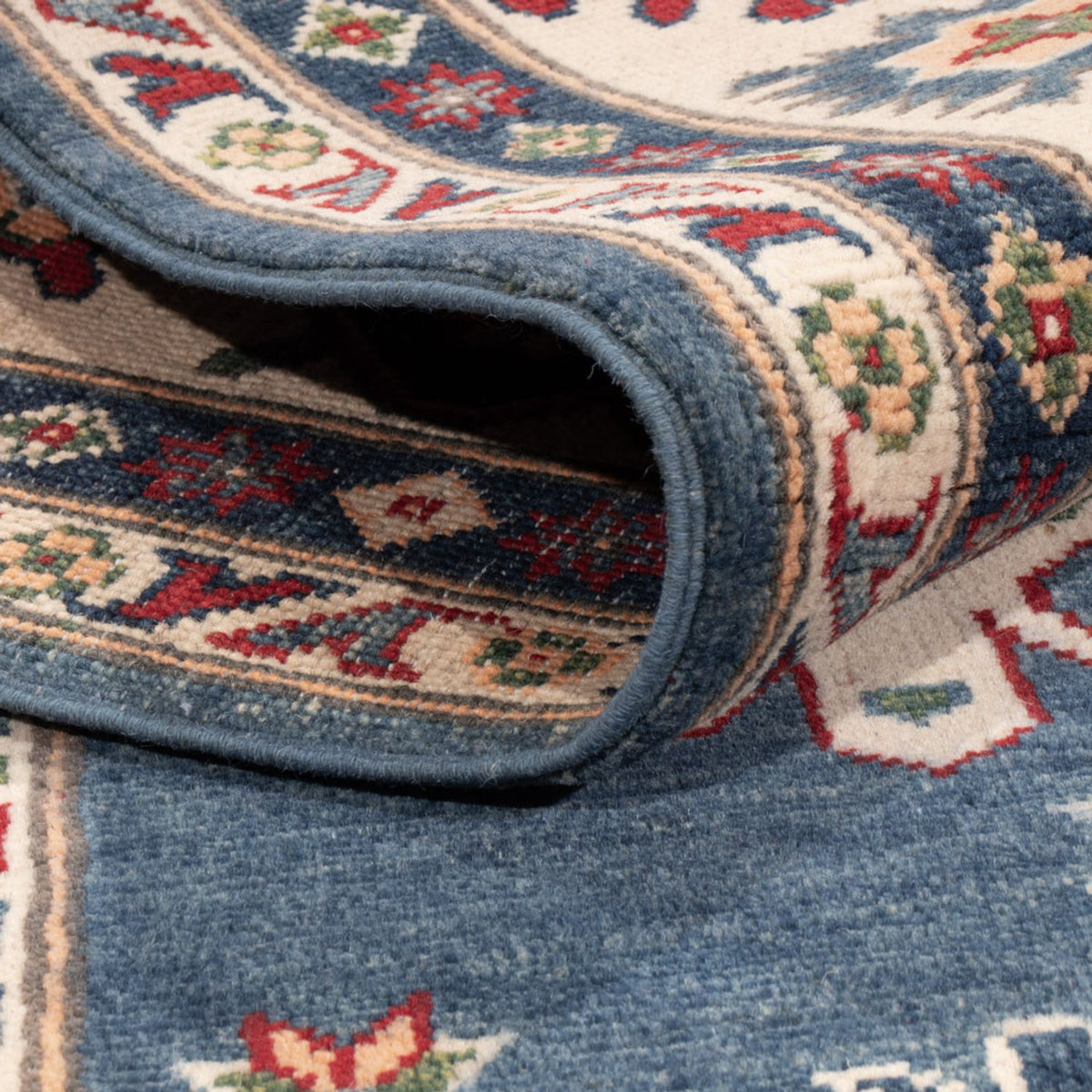 Tapis Ziegler - Kazak - 272 x 184 cm - bleu