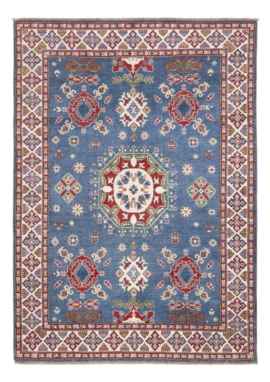 Tapis Ziegler - Kazak - 234 x 170 cm - bleu