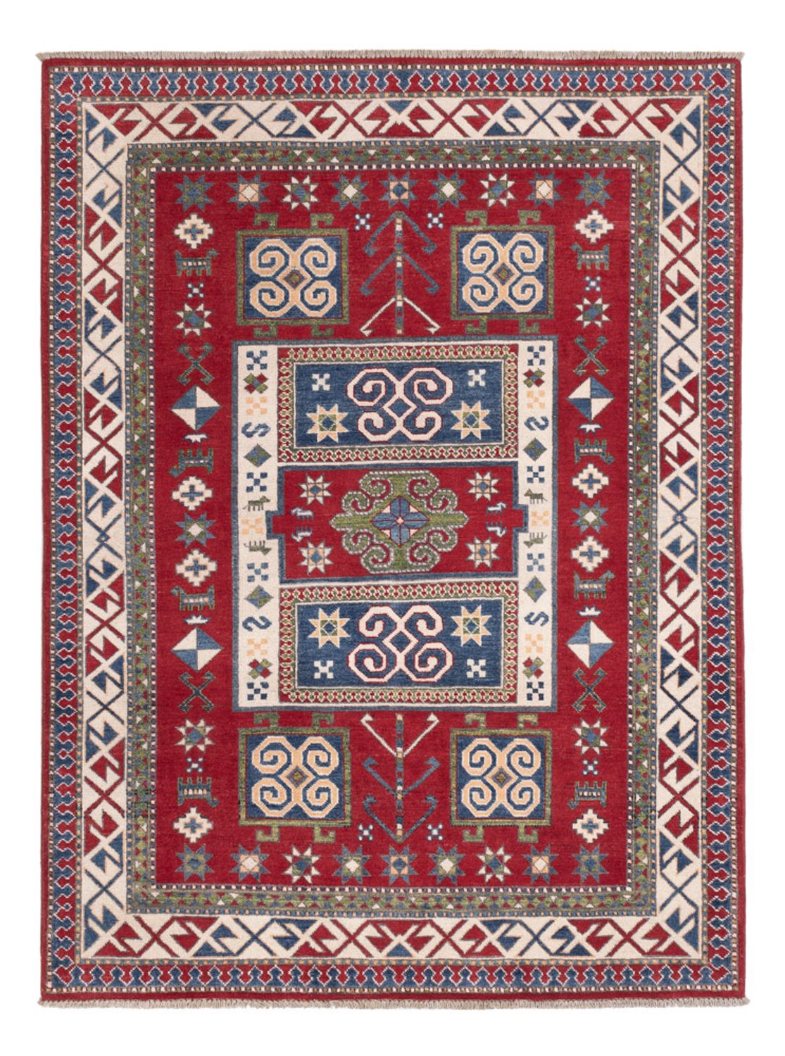 Tapis Ziegler - Kazak - 202 x 150 cm - multicolore