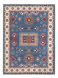 Tapis Ziegler - Kazak - 206 x 156 cm - bleu