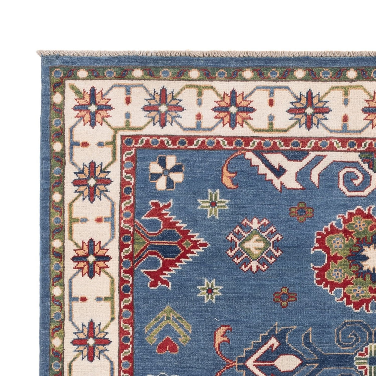 Tapis Ziegler - Kazak - 206 x 156 cm - bleu