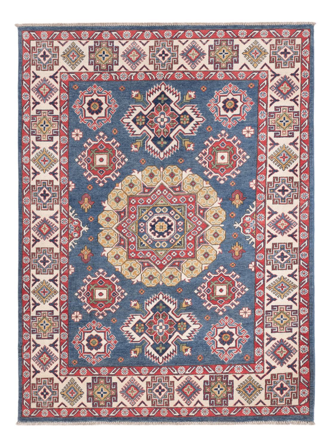 Tapis Ziegler - Kazak - 205 x 152 cm - bleu