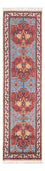 Tapis de couloir Tapis Ziegler - Kazak - 287 x 75 cm - bleu