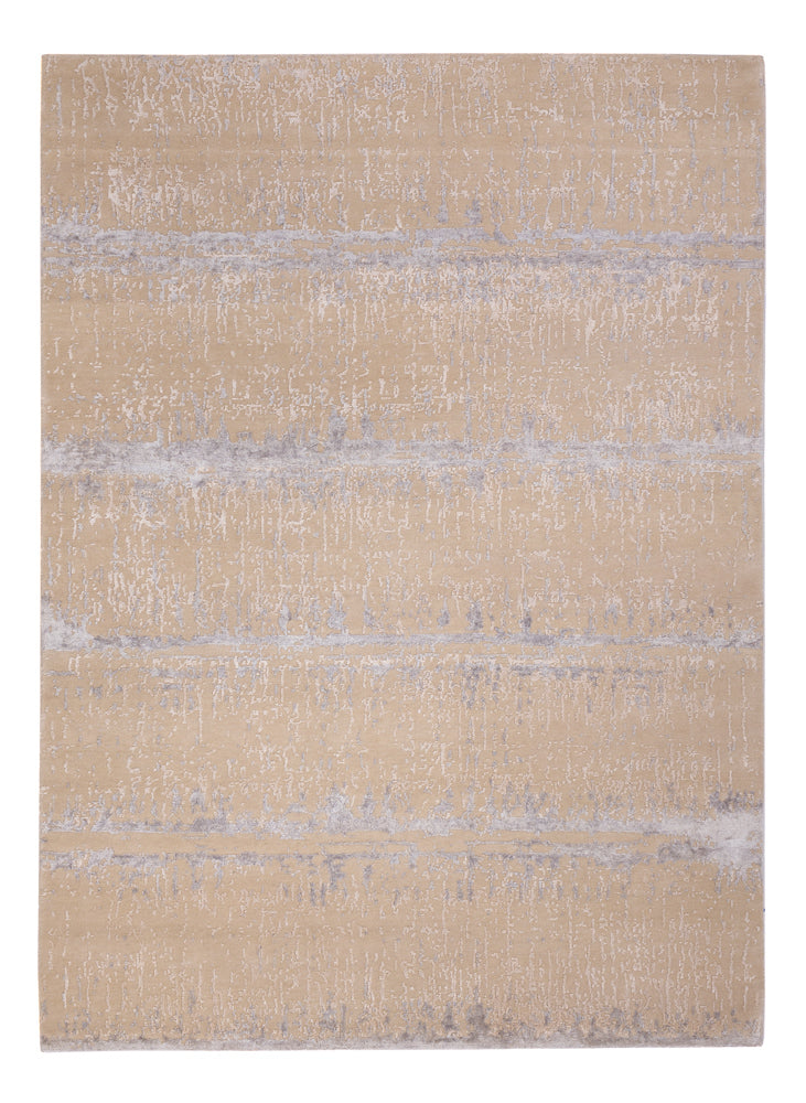 Tapis design - 243 x 175 cm - beige clair