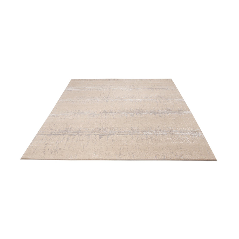 Tapis design - 243 x 175 cm - beige clair