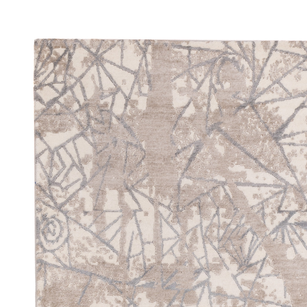 Tapis design - 245 x 175 cm - gris clair