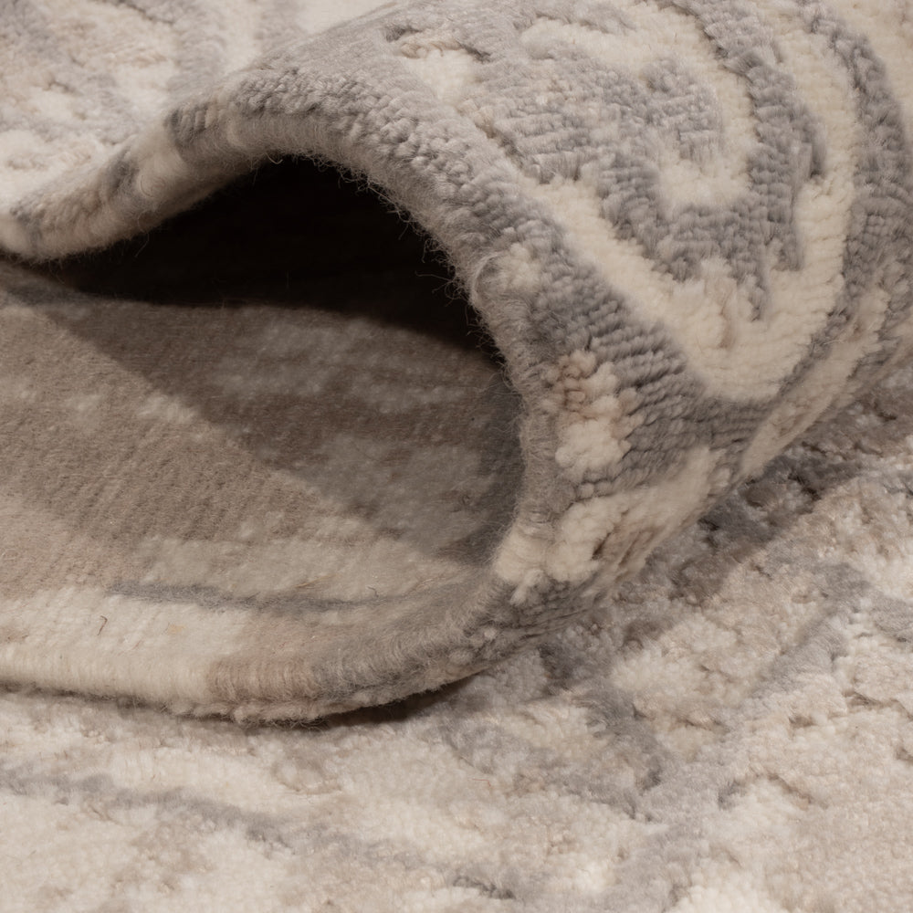 Tapis design - 242 x 174 cm - gris clair