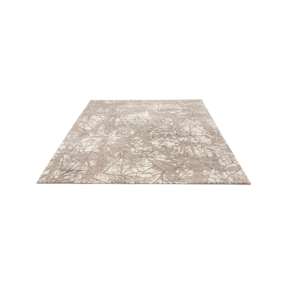 Tapis design - 242 x 174 cm - gris clair