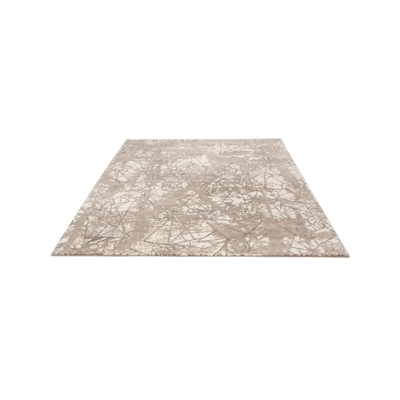 Tapis design - 242 x 174 cm - gris clair