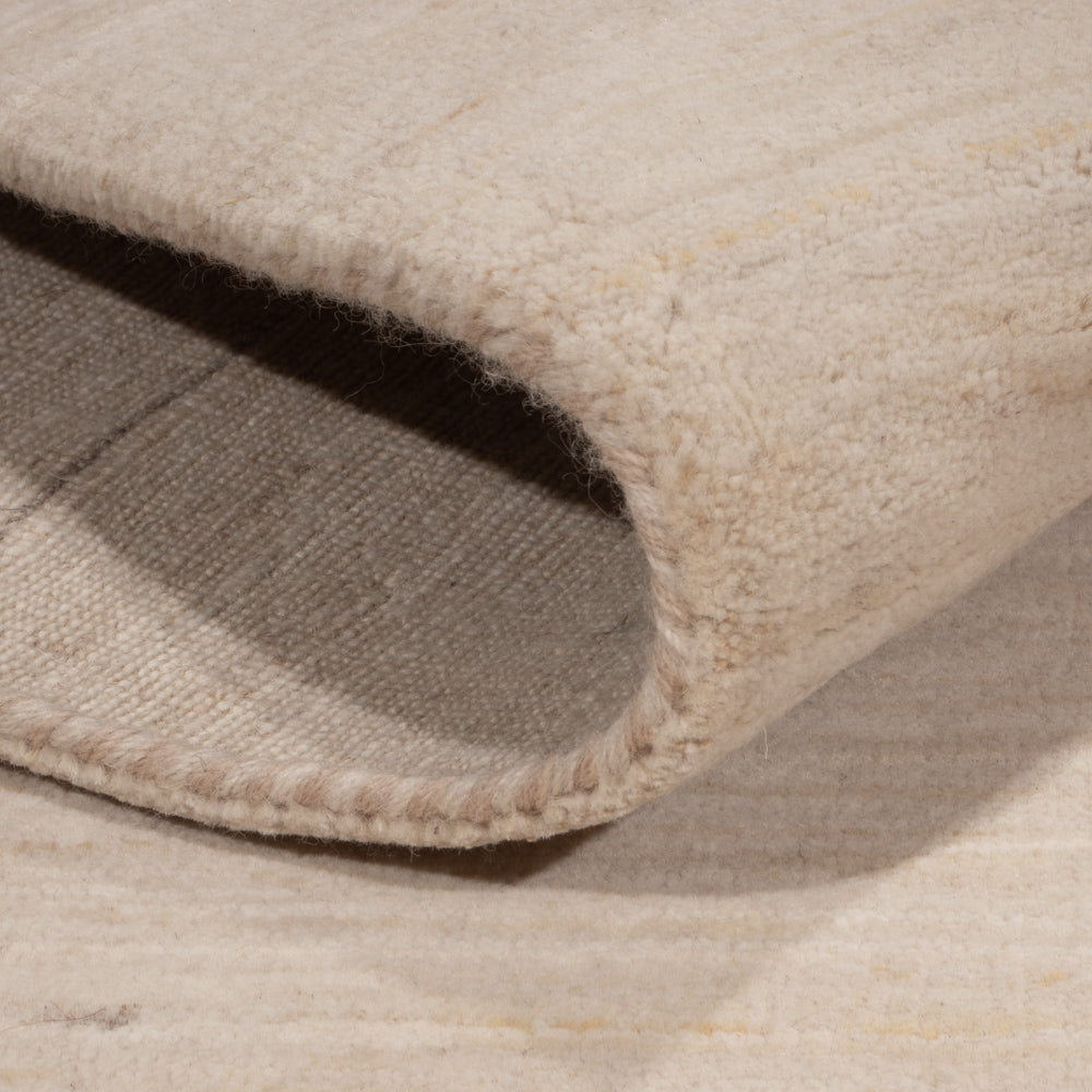 Tapis Gabbeh - Loribaft Indus - 245 x 177 cm - beige clair