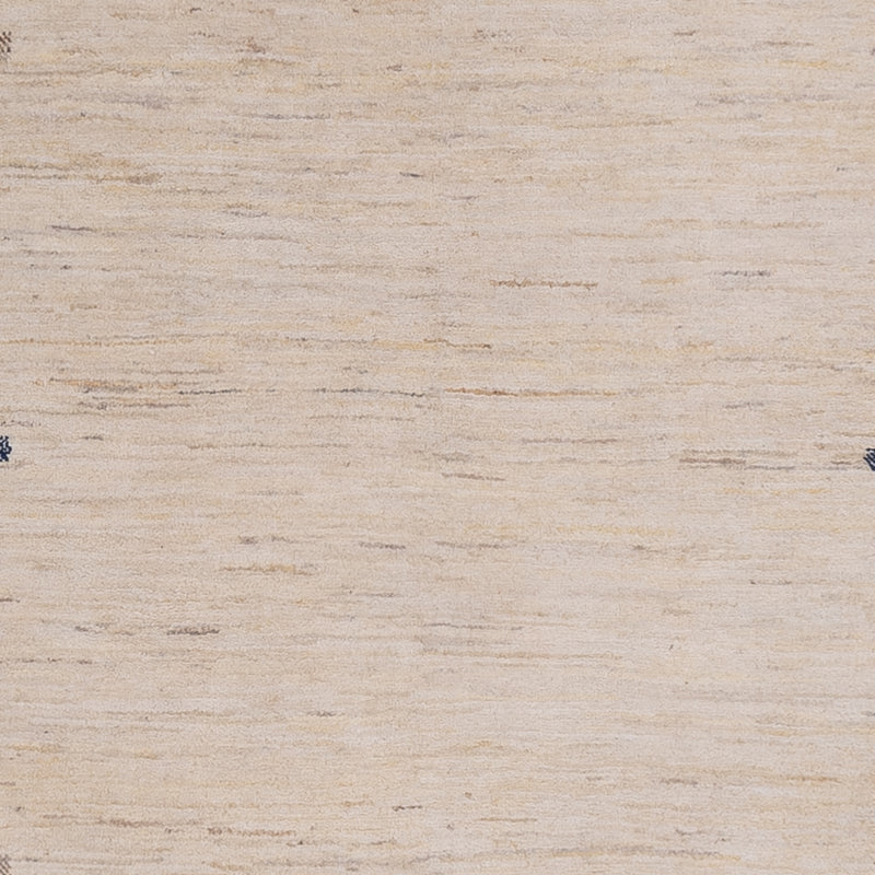 Tapis Gabbeh - Loribaft Indus - 242 x 176 cm - beige clair