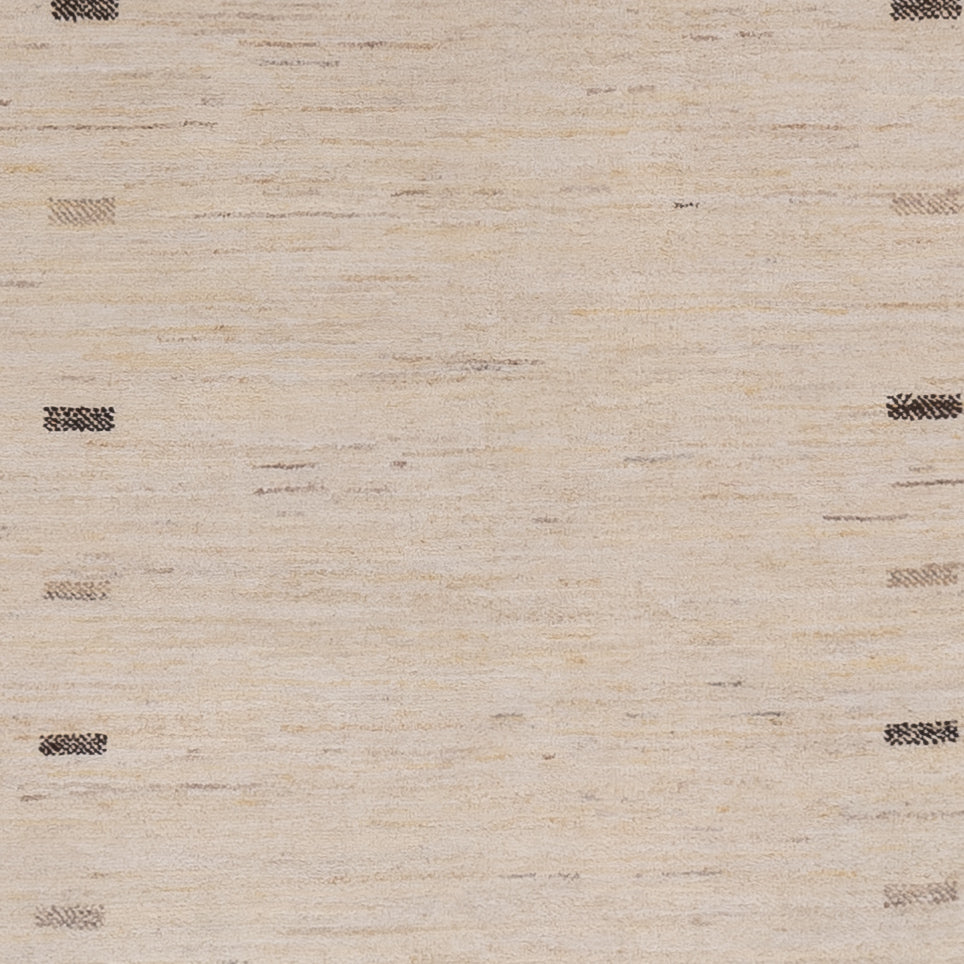 Tapis Gabbeh - Loribaft Indus - 245 x 174 cm - beige clair