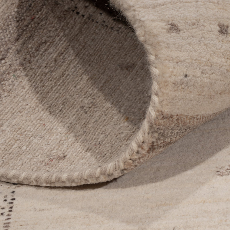 Tapis Gabbeh - Loribaft Indus - 245 x 174 cm - beige clair