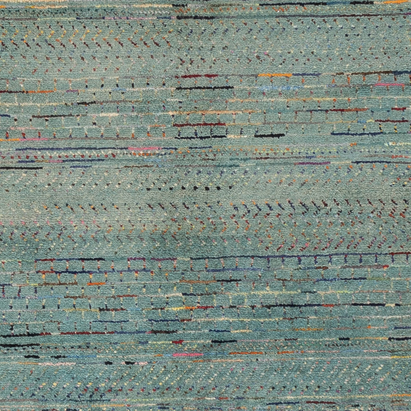 Tapis design - 240 x 201 cm - bleu pétrole