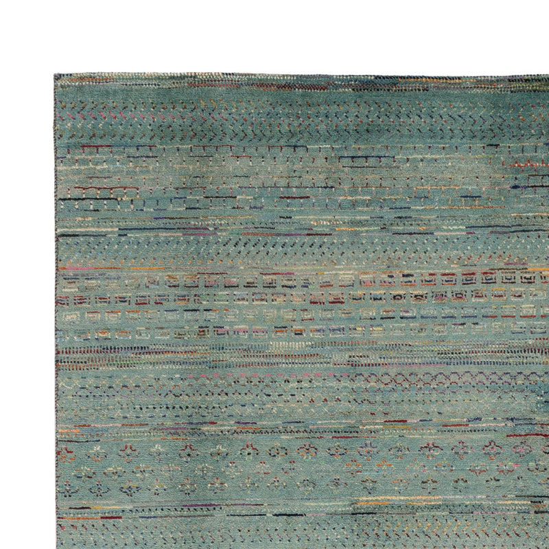 Tapis design - 240 x 201 cm - bleu pétrole