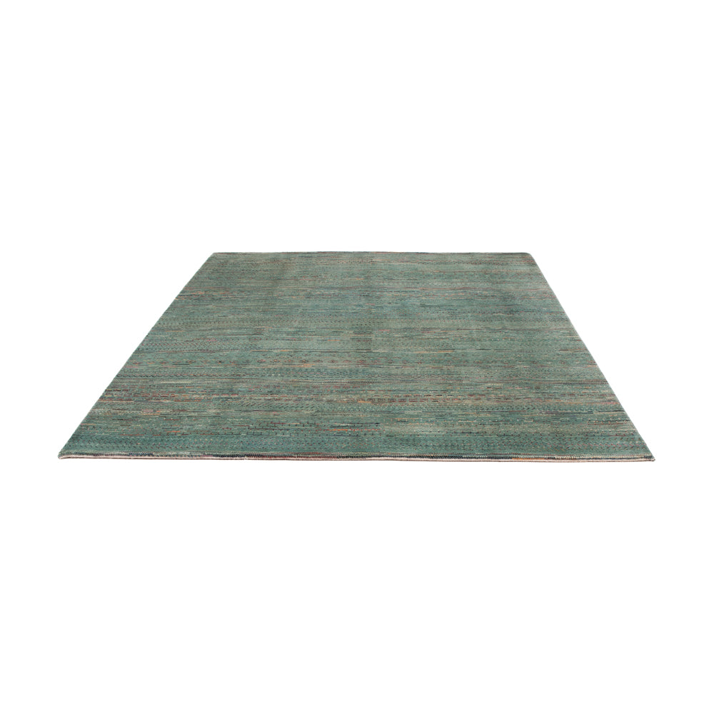 Tapis design - 240 x 201 cm - bleu pétrole