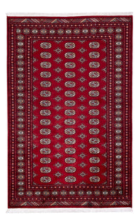 Tapis Pakistani - 241 x 154 cm - rouge