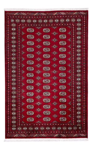 Tapis Pakistani - 241 x 154 cm - rouge