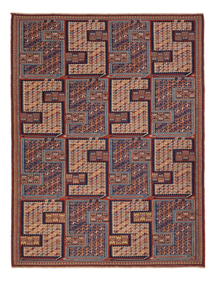 Tapis Kelim - Oriental - Soumak - 212 x 170 cm - multicolore