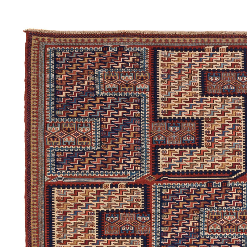 Tapis Kelim - Oriental - Soumak - 212 x 170 cm - multicolore