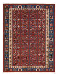 Tapis Kelim - Oriental - Soumak - 229 x 175 cm - rouille
