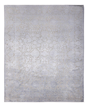 Tapis design - 295 x 246 cm - argent
