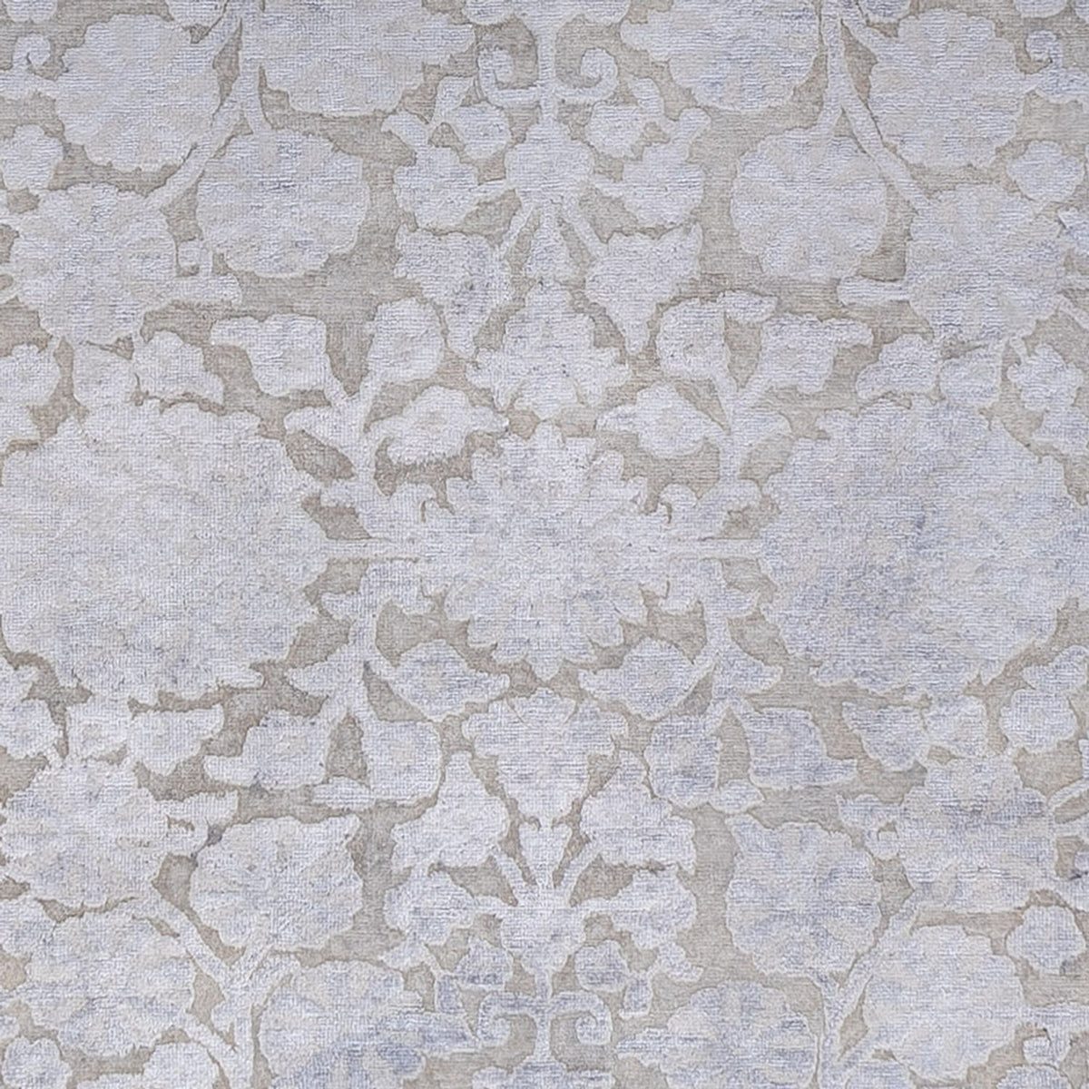 Tapis design - 295 x 246 cm - argent