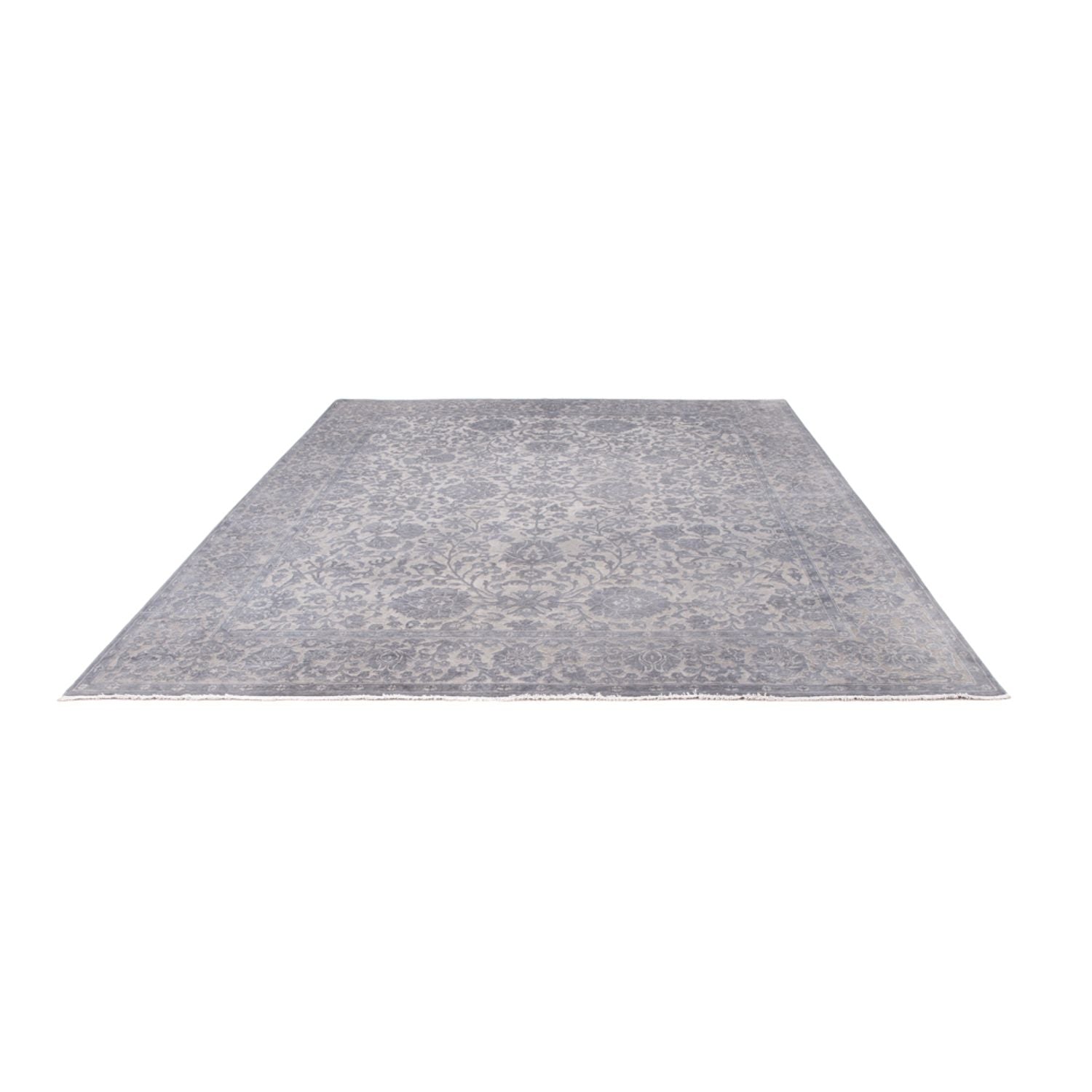 Tapis design - 295 x 246 cm - argent