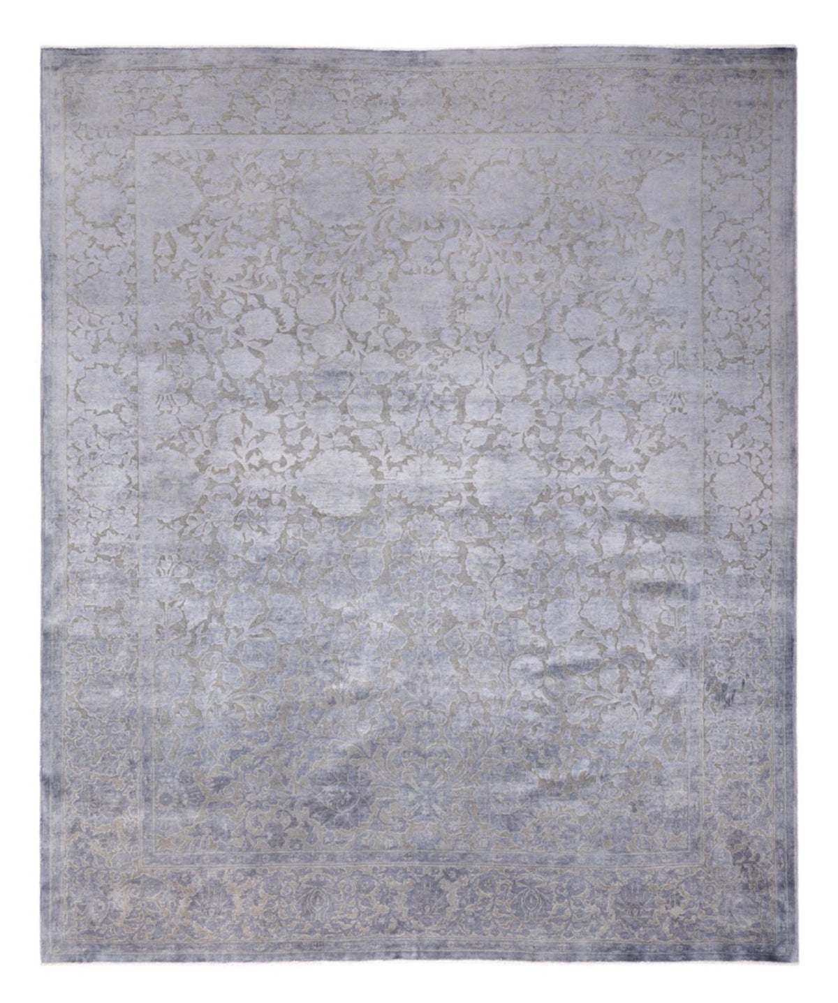 Tapis design - 294 x 246 cm - argent