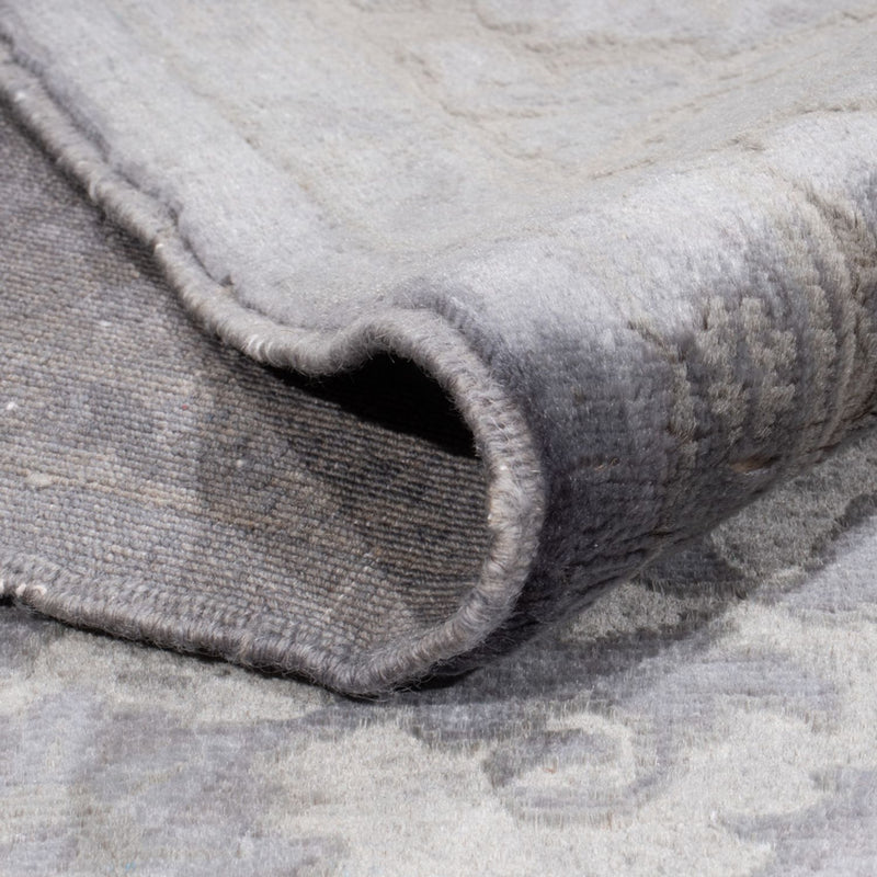 Tapis design - 294 x 246 cm - argent