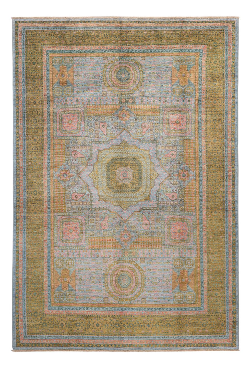 Tapis Ziegler - Ariana - 295 x 196 cm - bleu clair