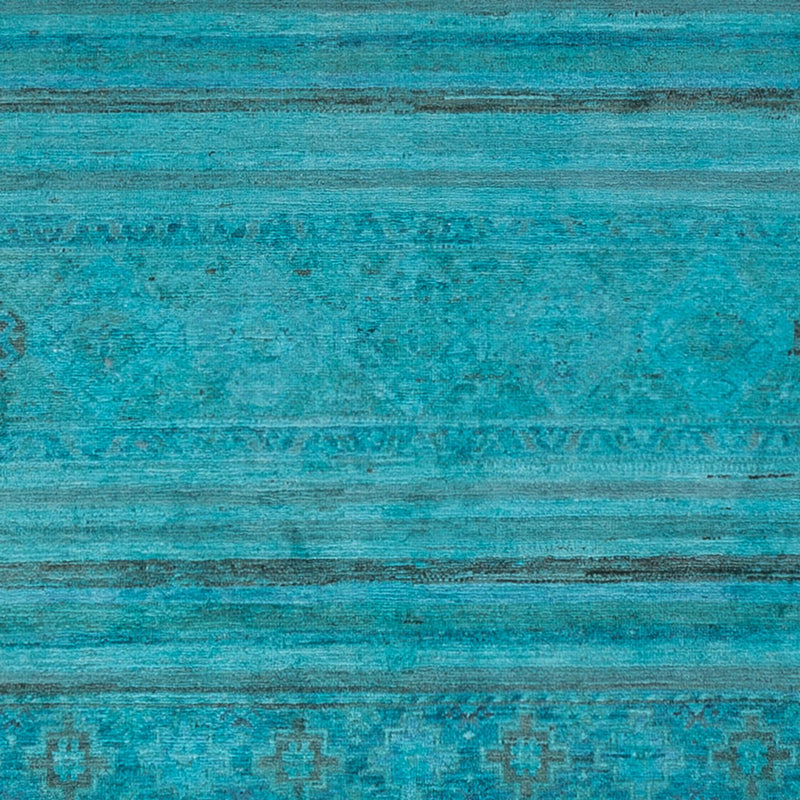 Tapis design - 294 x 248 cm - turquoise