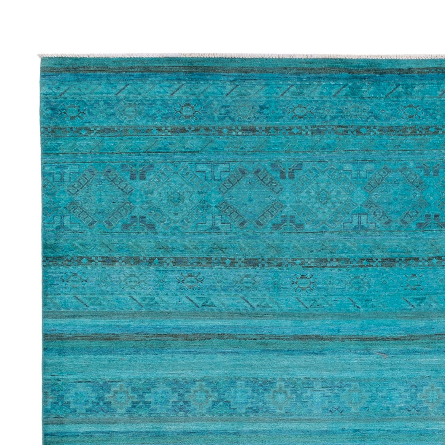 Tapis design - 294 x 248 cm - turquoise
