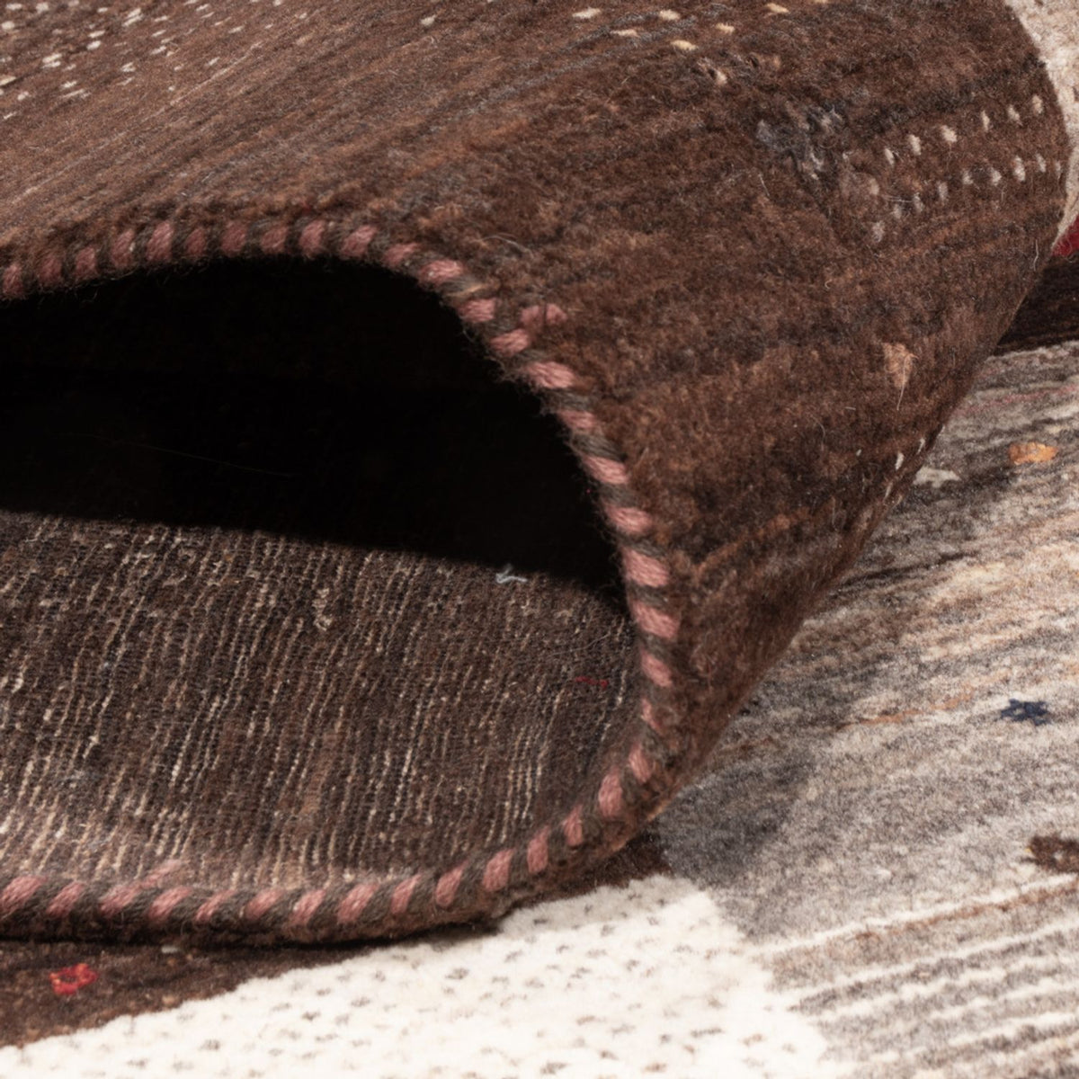 Tapis Gabbeh - Loribaft Indus - 299 x 244 cm - multicolore