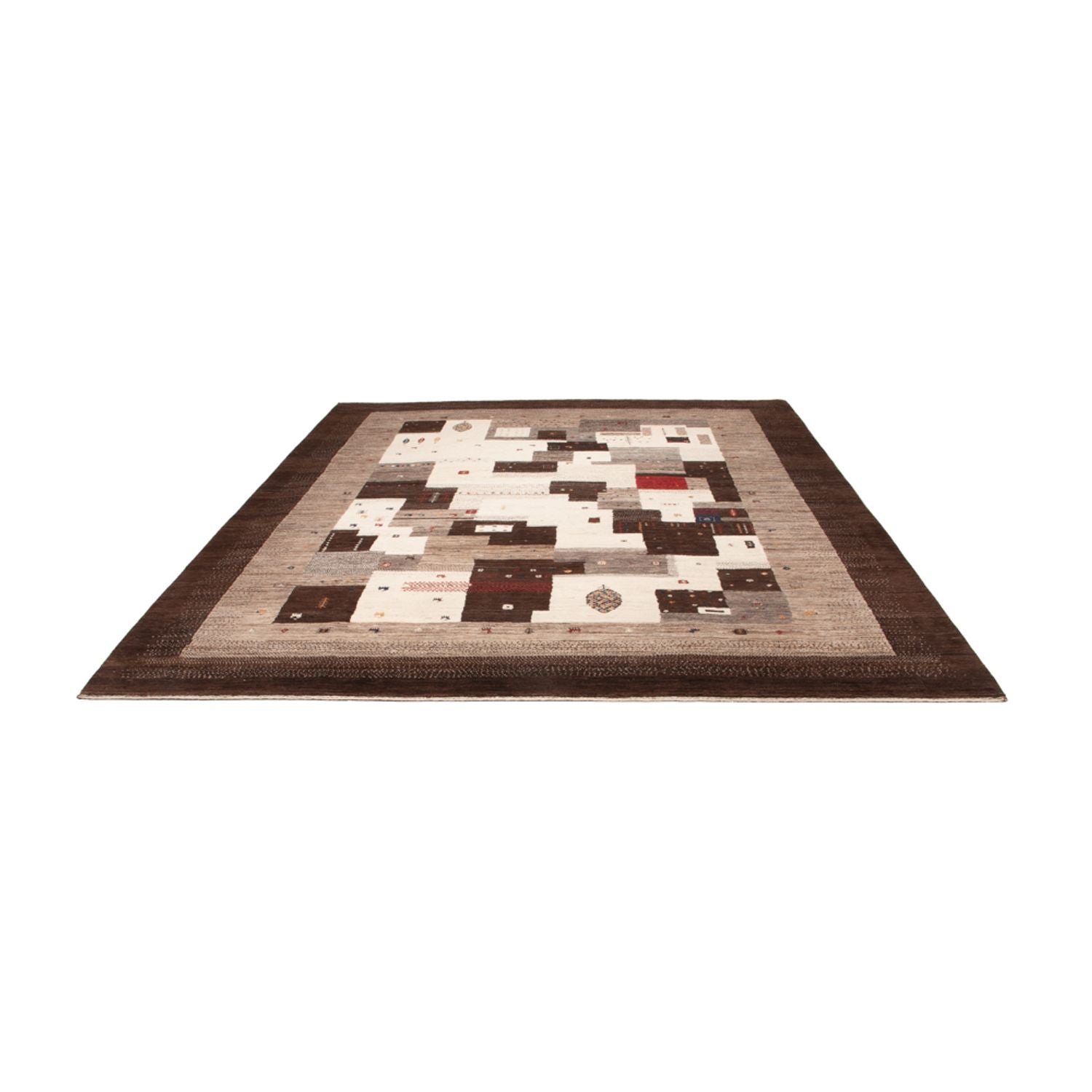Tapis Gabbeh - Loribaft Indus - 299 x 244 cm - multicolore