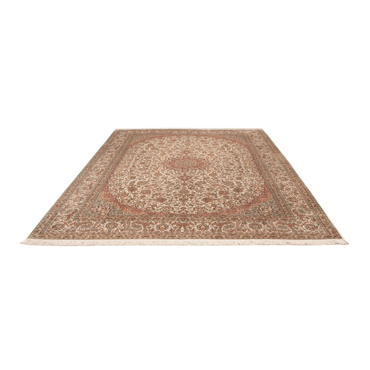 Tapis en soie - Soie du Cachemire - 314 x 219 cm - beige
